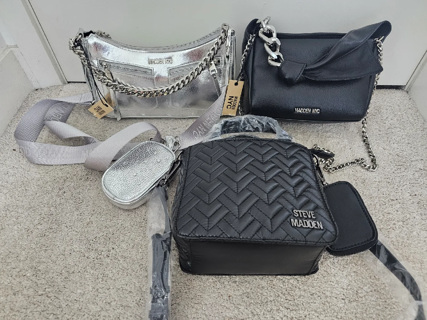 Bundle of BNWT Steve Madden and Madden NYC Bags thumbnail