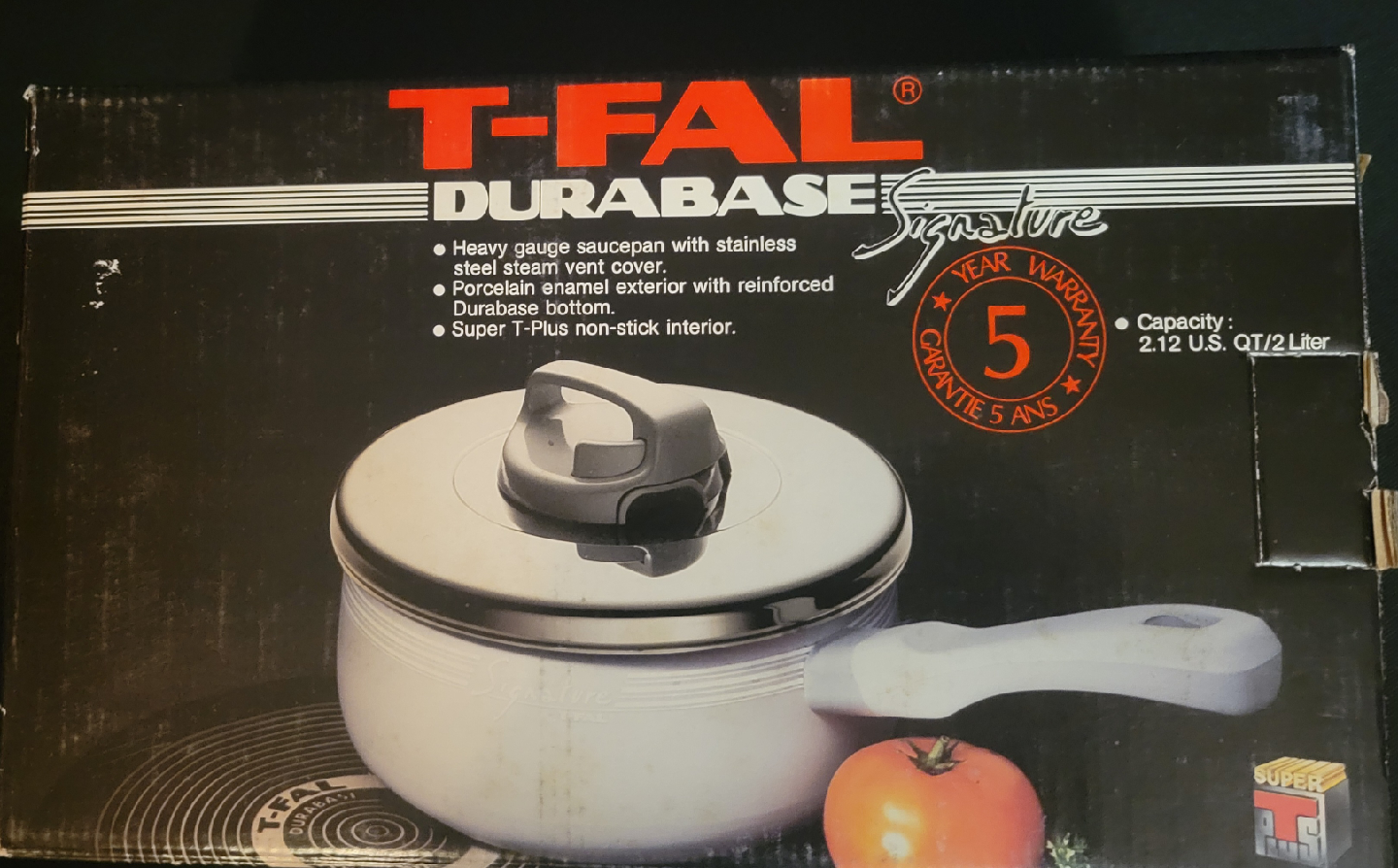 T-Fal Durabase Signature Saucepan 2.12 QT