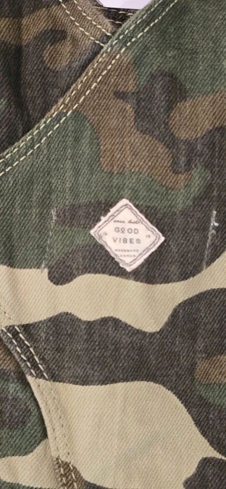 NEW! Zara Kids Camo Jumper Dress - Size 10 Youth image indicator(6)