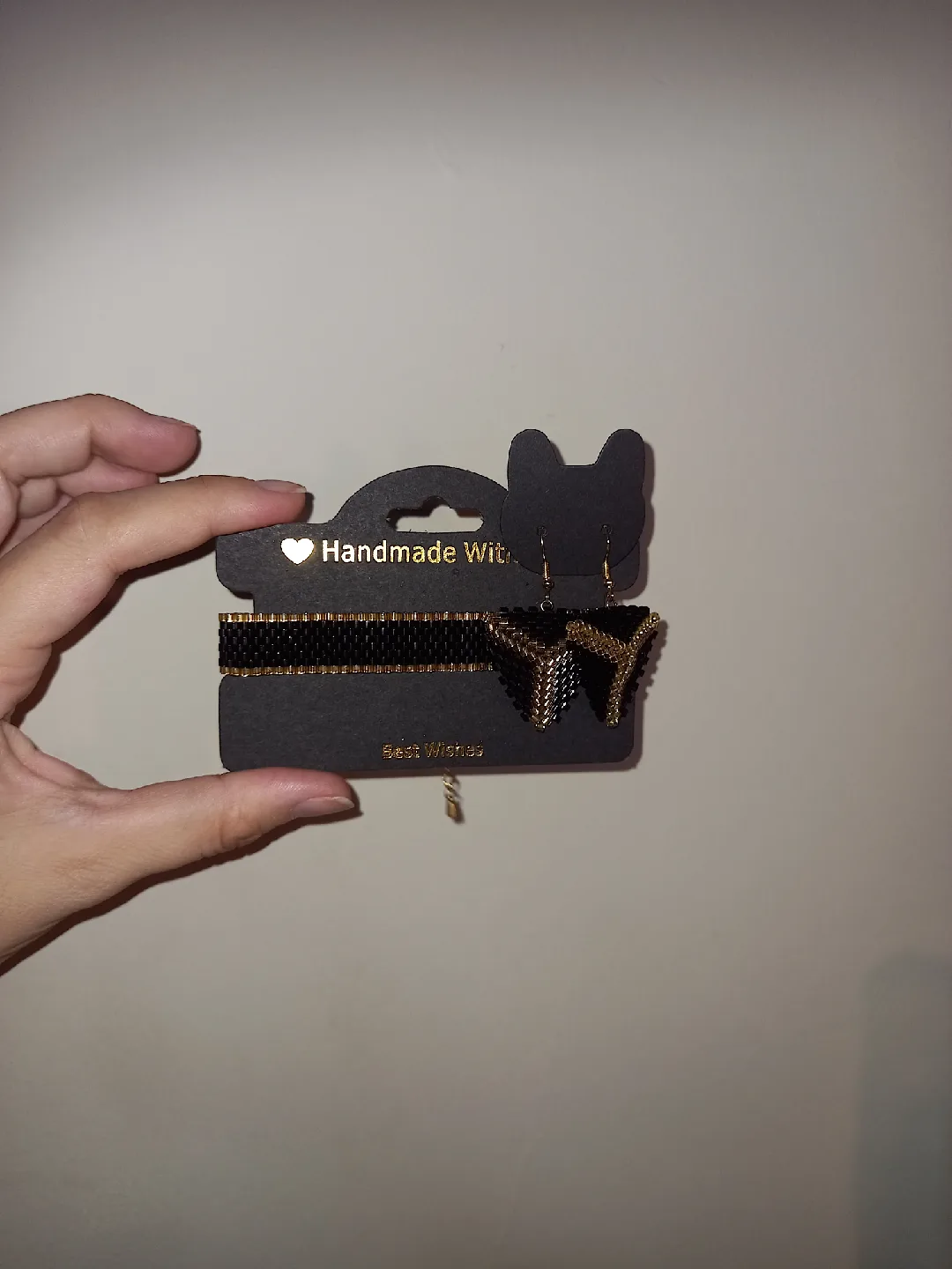 Handmade Beaded Bracelet & Earrings Set image indicator(2)