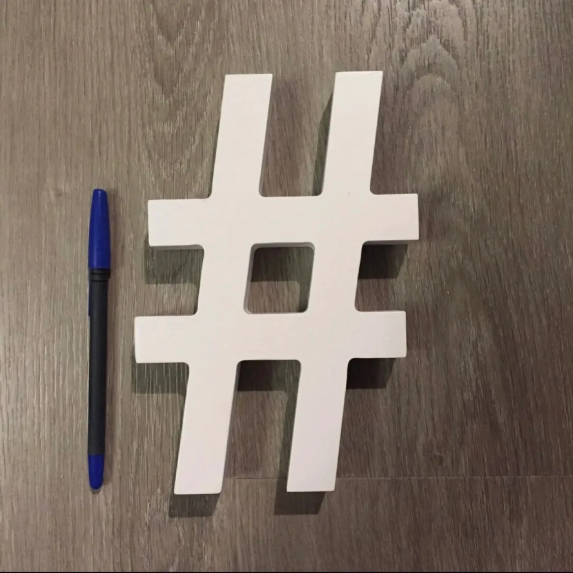 Hashtag # display image indicator(4)
