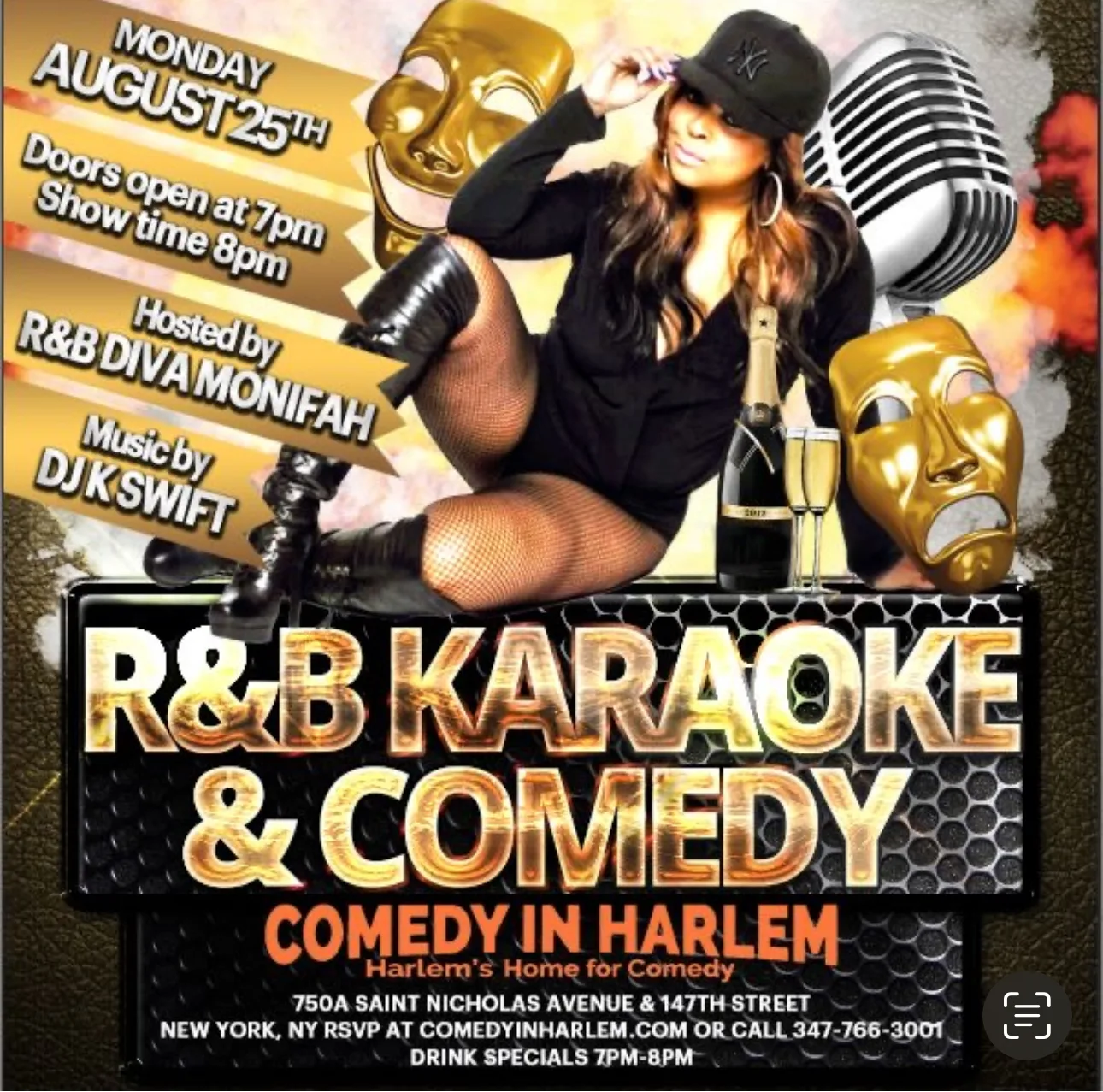 karaoke and comedy thumbnail