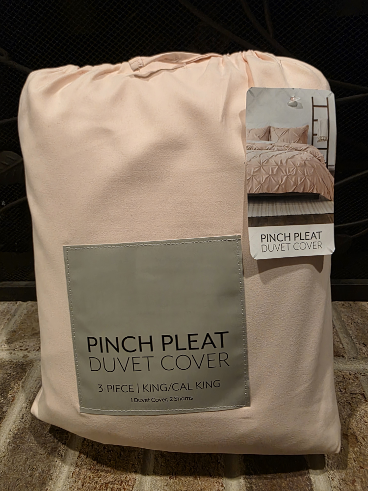 Pinch Pleat Duvet Cover Set - King/Cal King - photo 2