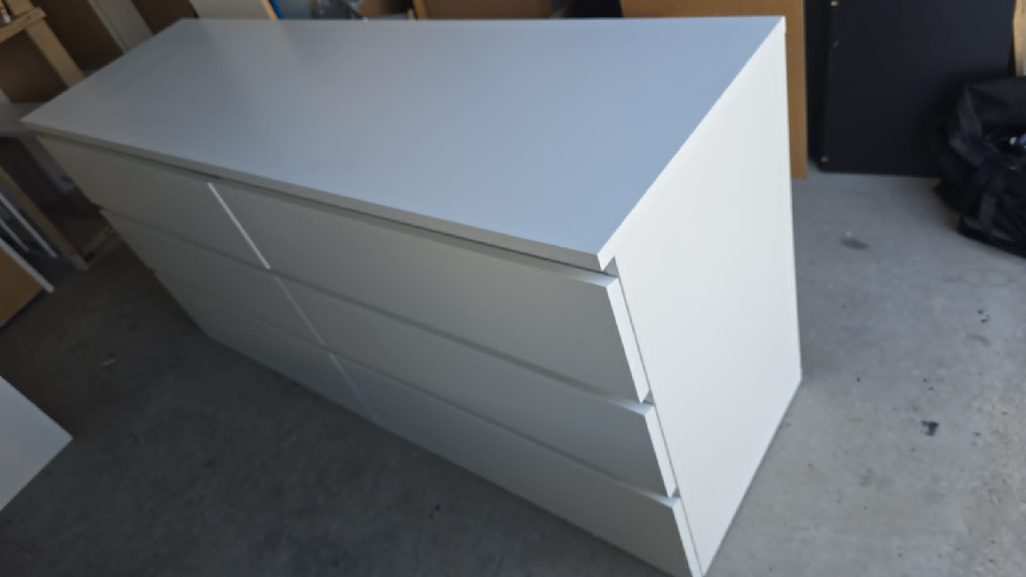 IKEA Malm 6-Drawer Dresser - White - photo 5