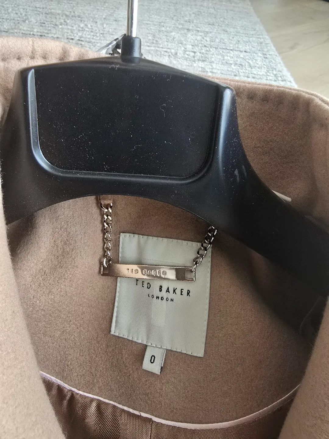 Ted Baker London Wool Wrap Short Coat - Size 0/2 image indicator(4)