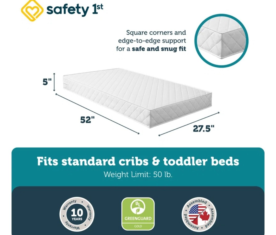 Safety 1st Crib & Toddler Bed Mattress