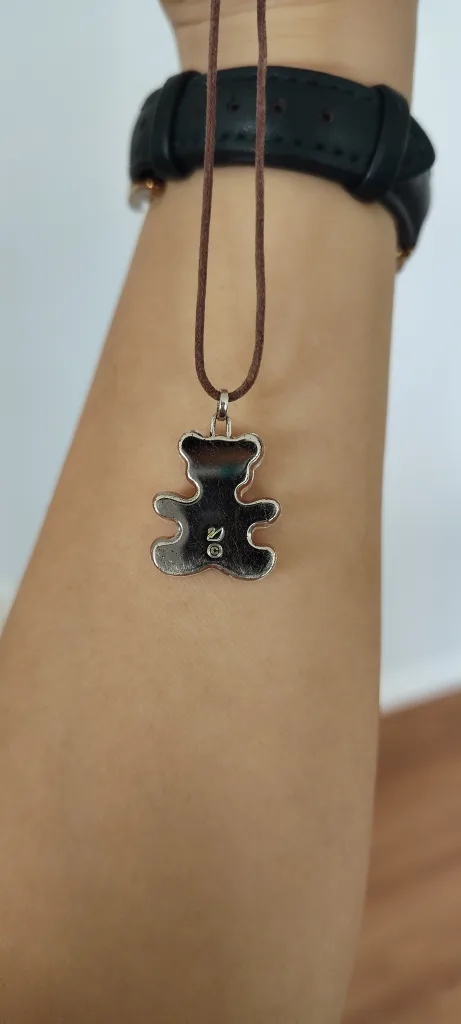 Swarovski Teddy Bear Pendant Necklace image indicator(3)