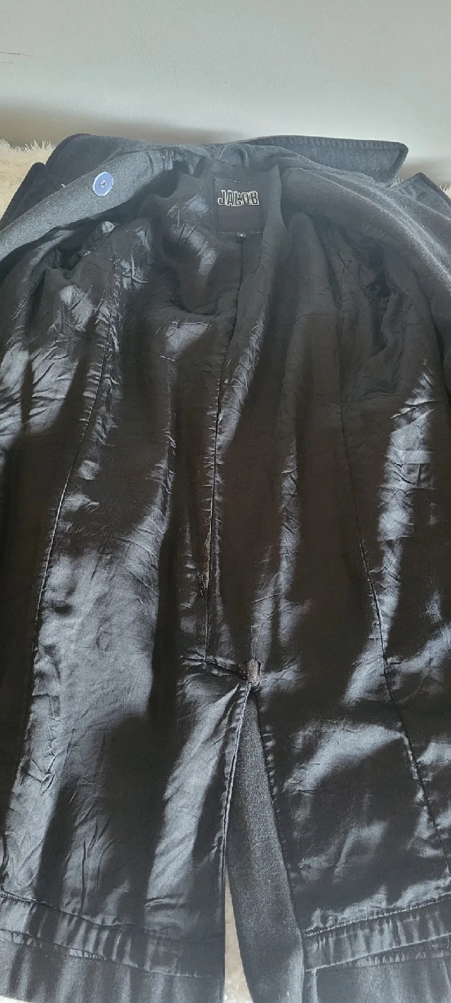 Jacob Grey Wool Coat - Size S image indicator(6)