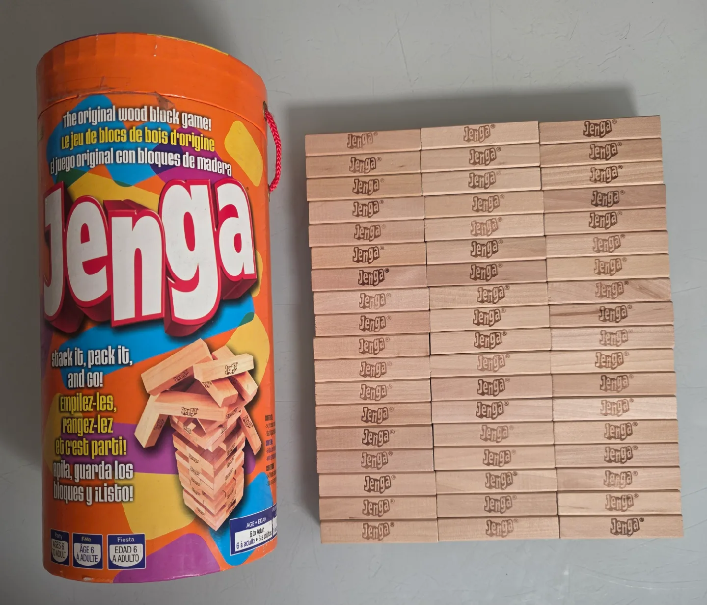 Jenga Complete With Carrying Case thumbnail