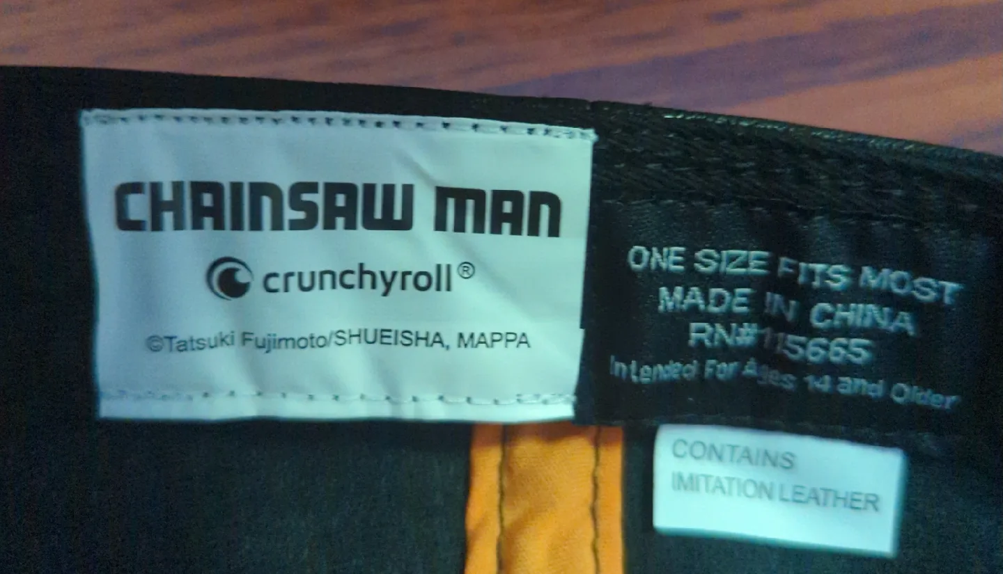Chainsaw Man Pleather Hat image indicator(4)