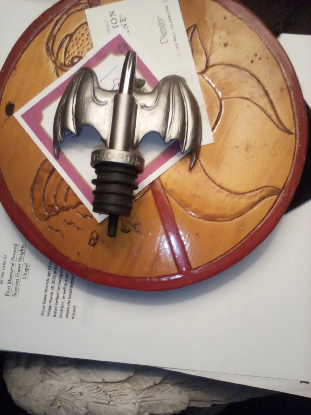 Bar Utensil Set with Stand & Bacardi Bar Bottle Stopper image indicator(4)