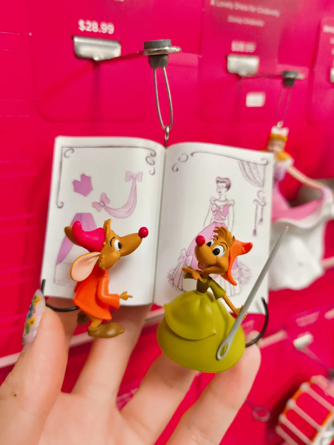 ASK-Disney Cinderella Jaq & Gus Ornament thumbnail