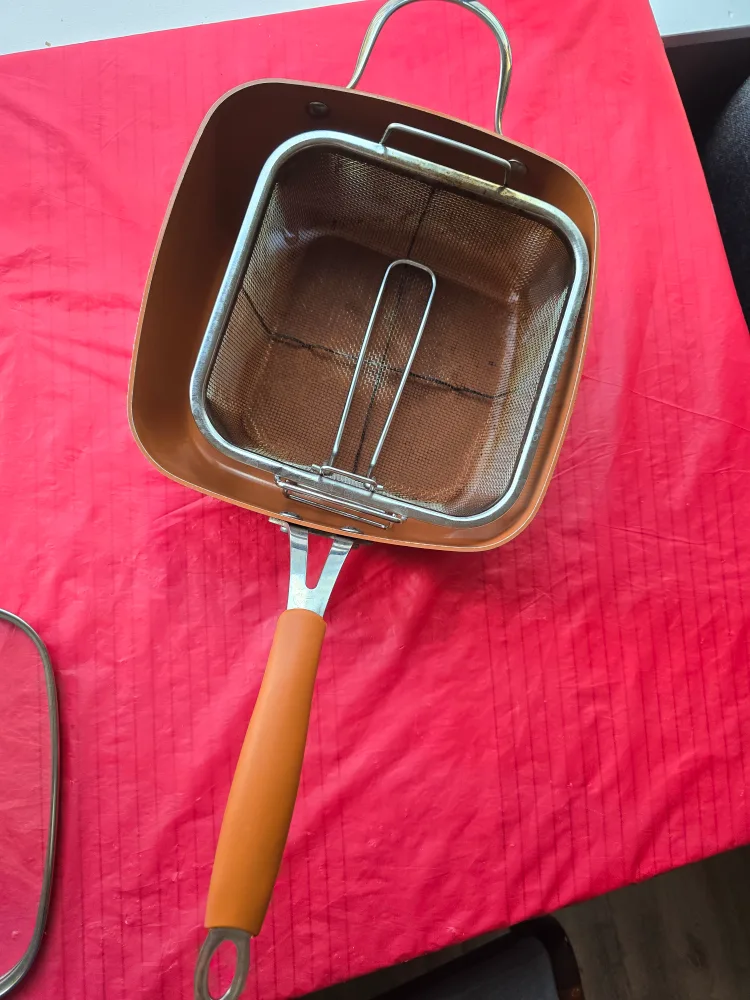 Copper Chef Fry Pan with Basket and Lid image indicator(2)
