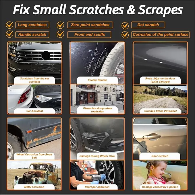 Car Scratch Repair Pen - Pure Black image indicator(3)