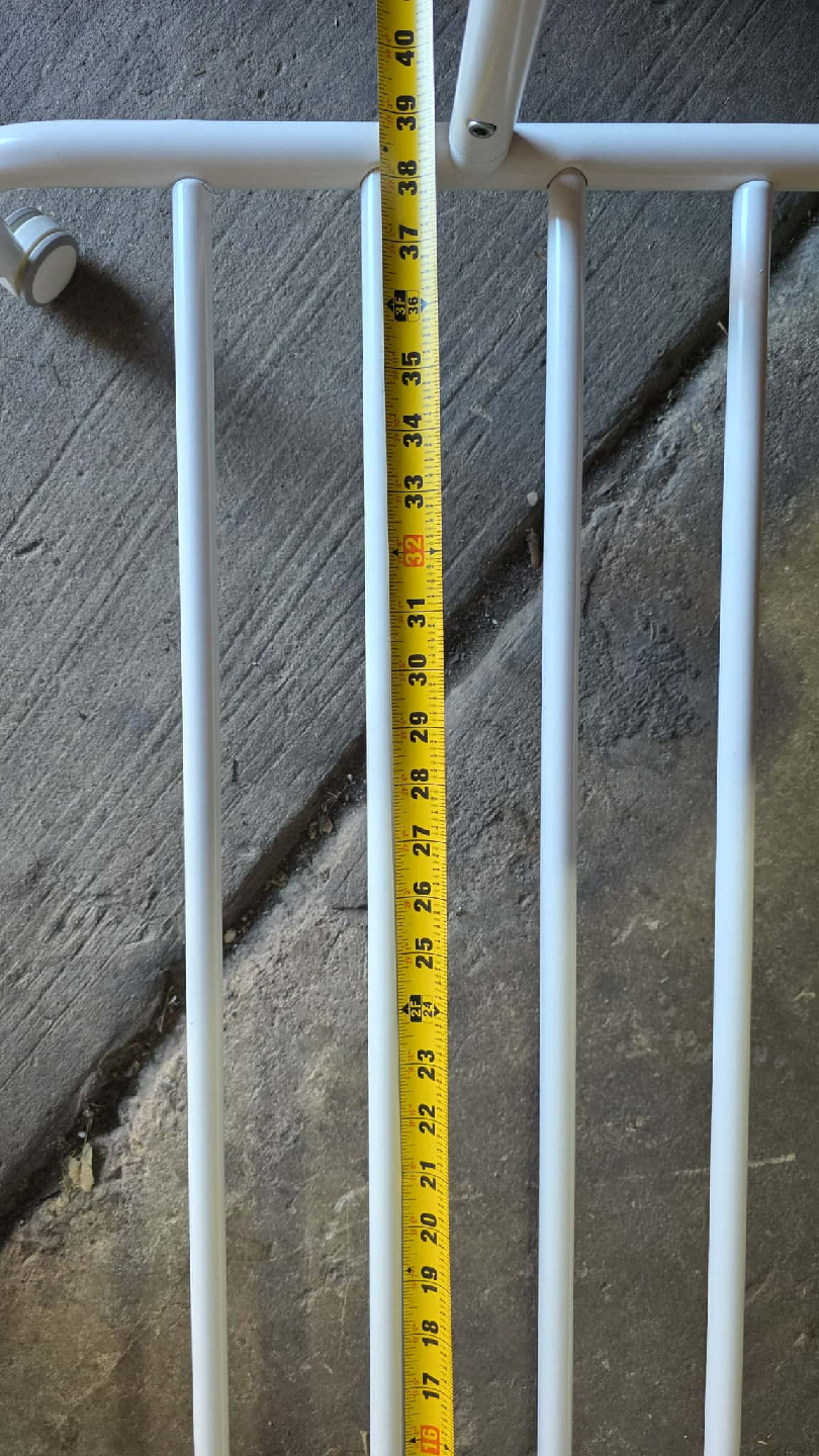 White Adjustable Garment Rack - photo 3