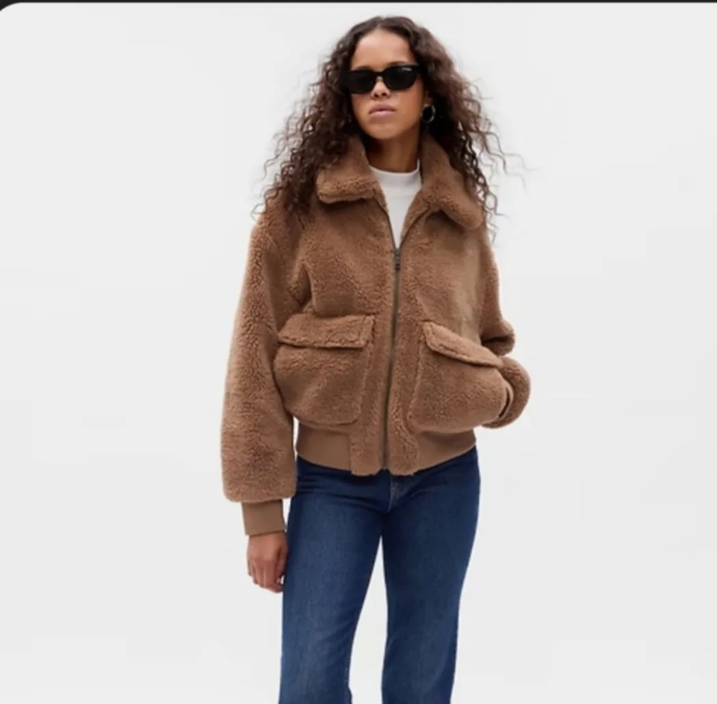 Gap Sherpa Moto jacket, Brand new thumbnail