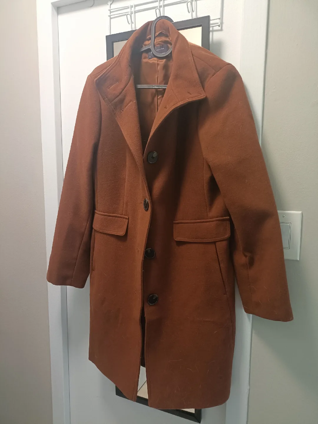 M&S Collection Wool Blend Coat - Size 14 thumbnail