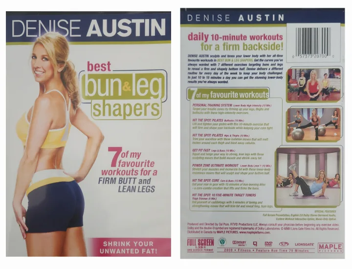 🥕 #freecycle Denise Austin Best Bun & Leg Shapers DVD thumbnail