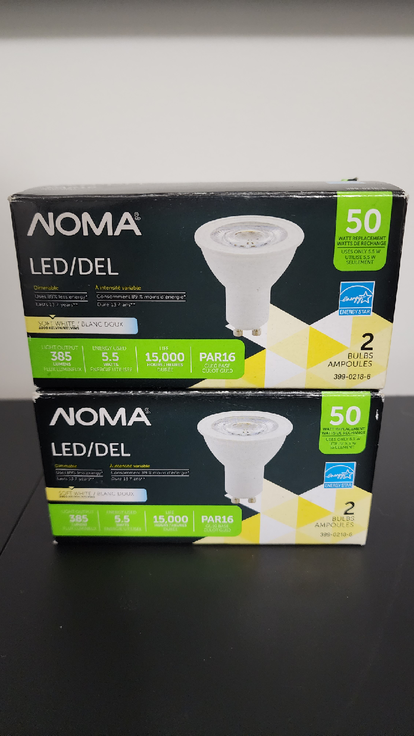 NOMA LED/DEL 5.5W Light Bulbs - 2 Pack