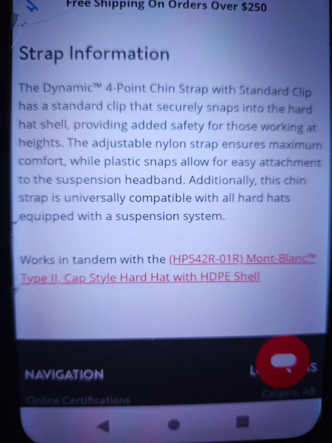 Dynamic Hard Hat Chin Strap - New! image indicator(2)