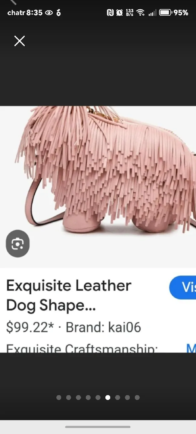 Black Unique Fringe Detail Shoulder Bag image indicator(8)