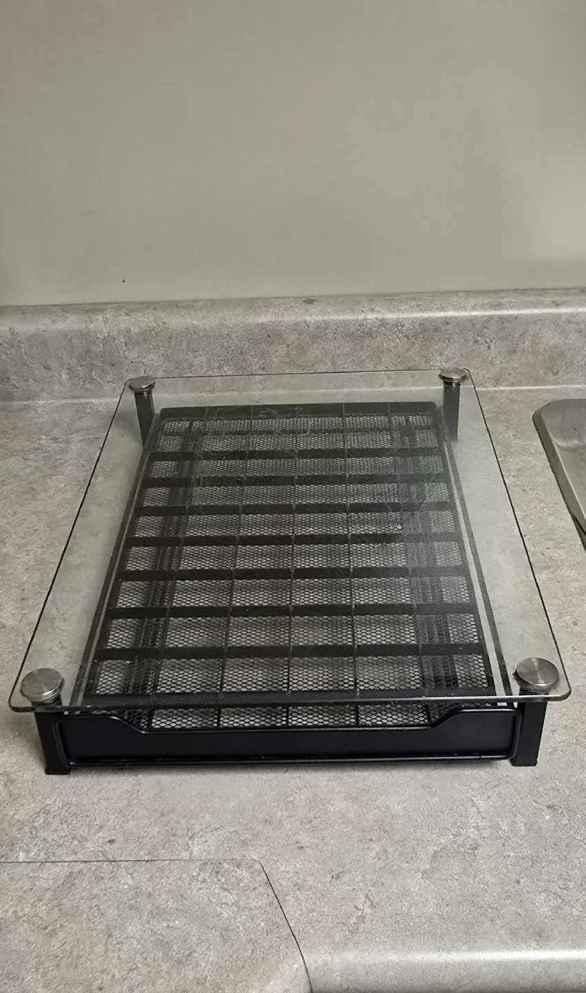 Black Coffee Pod Drawer with Glass Top image indicator(2)