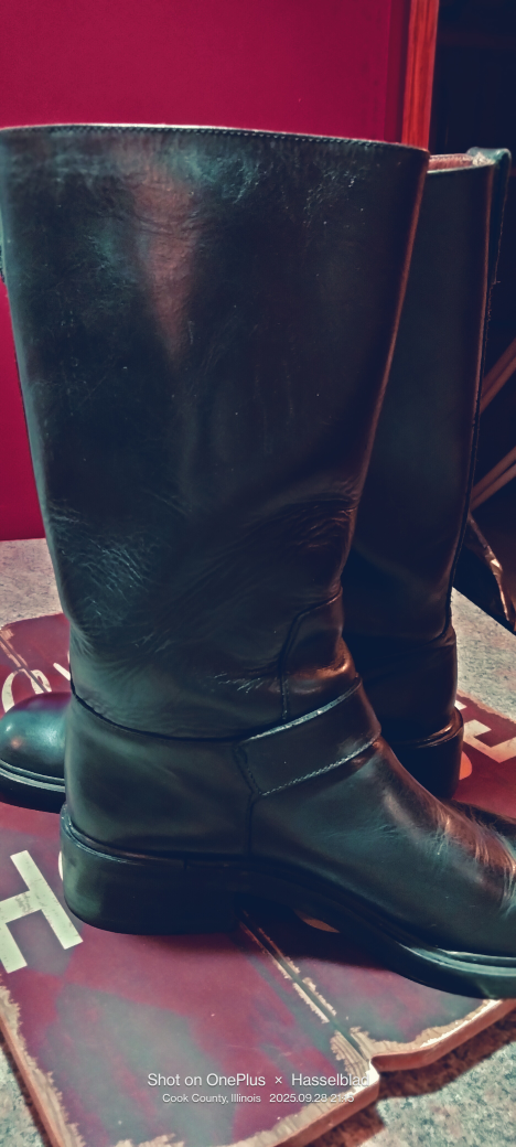 Gucci Black Leather  Boots Size 8.5 B - photo 4