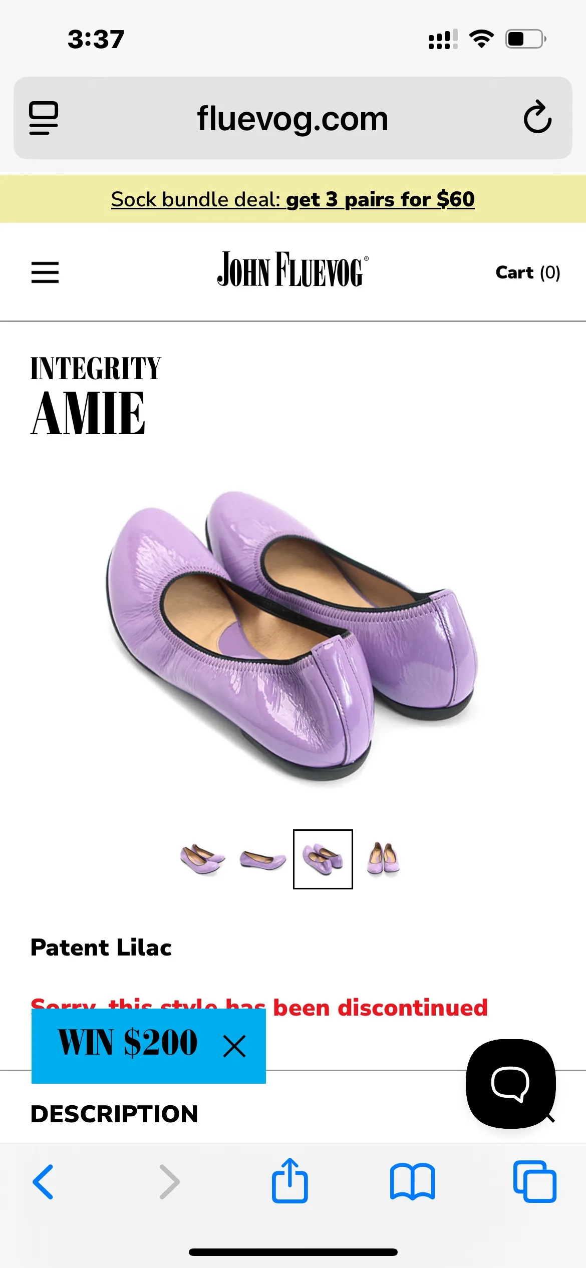 JOHN FLUEVOG INTEGRITY AMIE Ballet Flats image indicator(3)