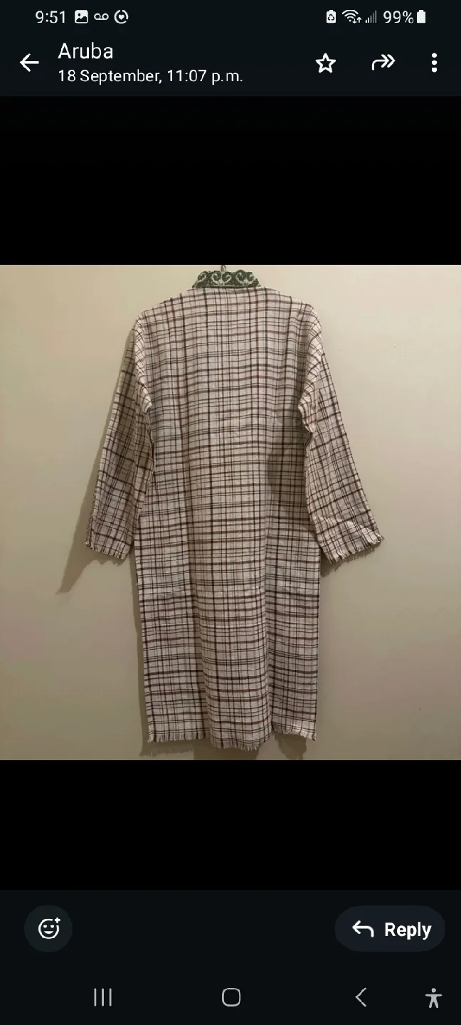 Patterned Long Sleeve Tunic image indicator(2)