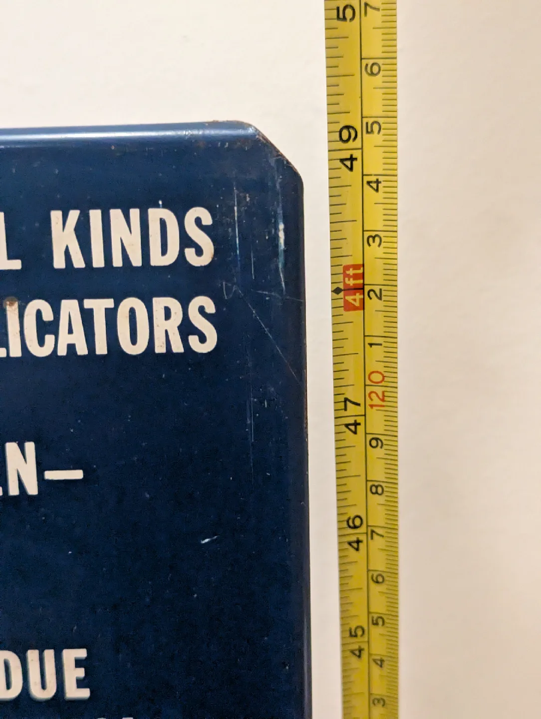 Vintage Blue Lustre Foldable Carpet Cleaner Display Rack image indicator(9)