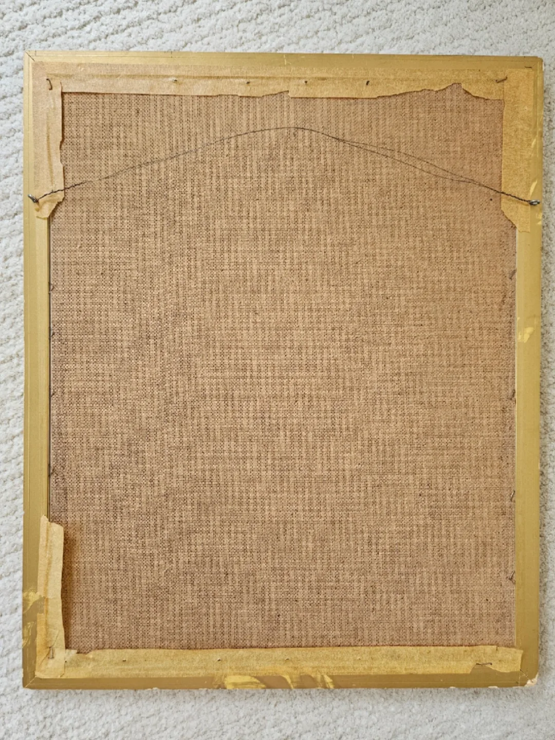 Antique Art Print in Gold Frame "Puss In Boots" with girl image indicator(3)