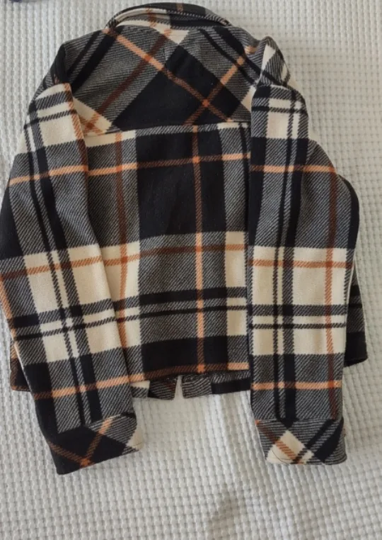 (NEW) Thread & Supply  Cropped Plaid Shacket image indicator(5)