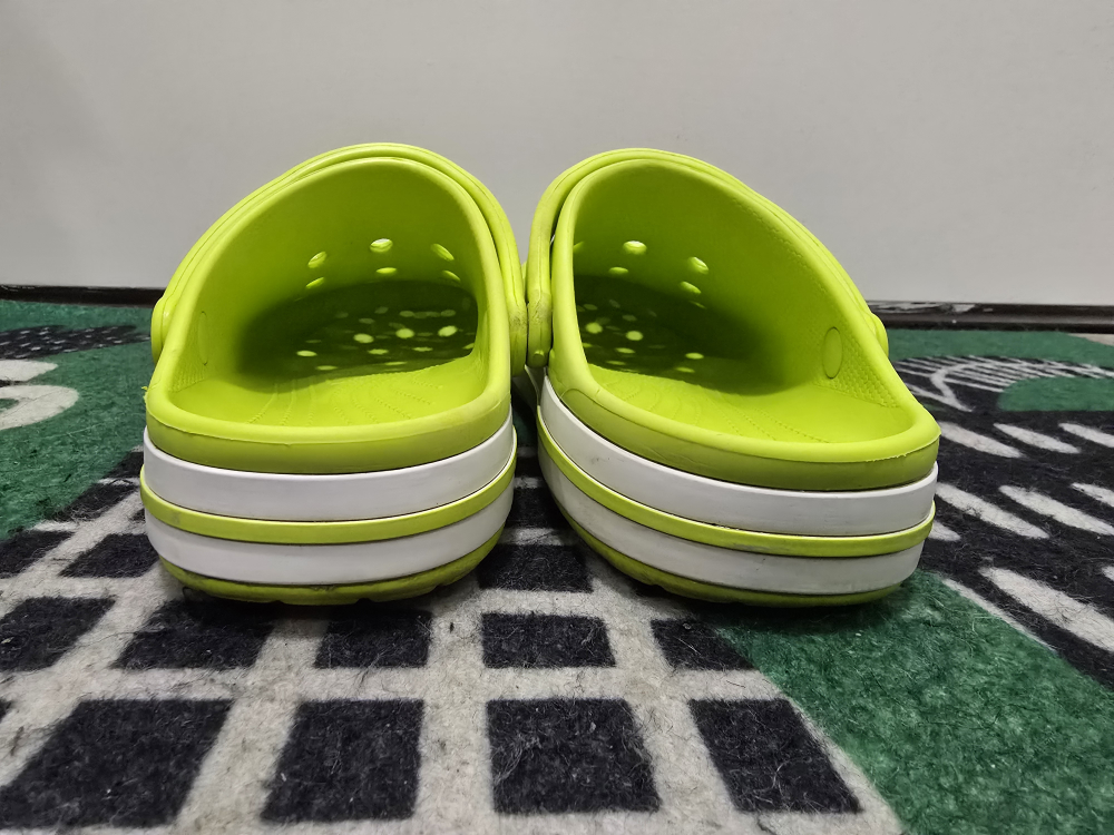 Crocs Bayaband Clog - Size 10M - Lime Punch / White - photo 5