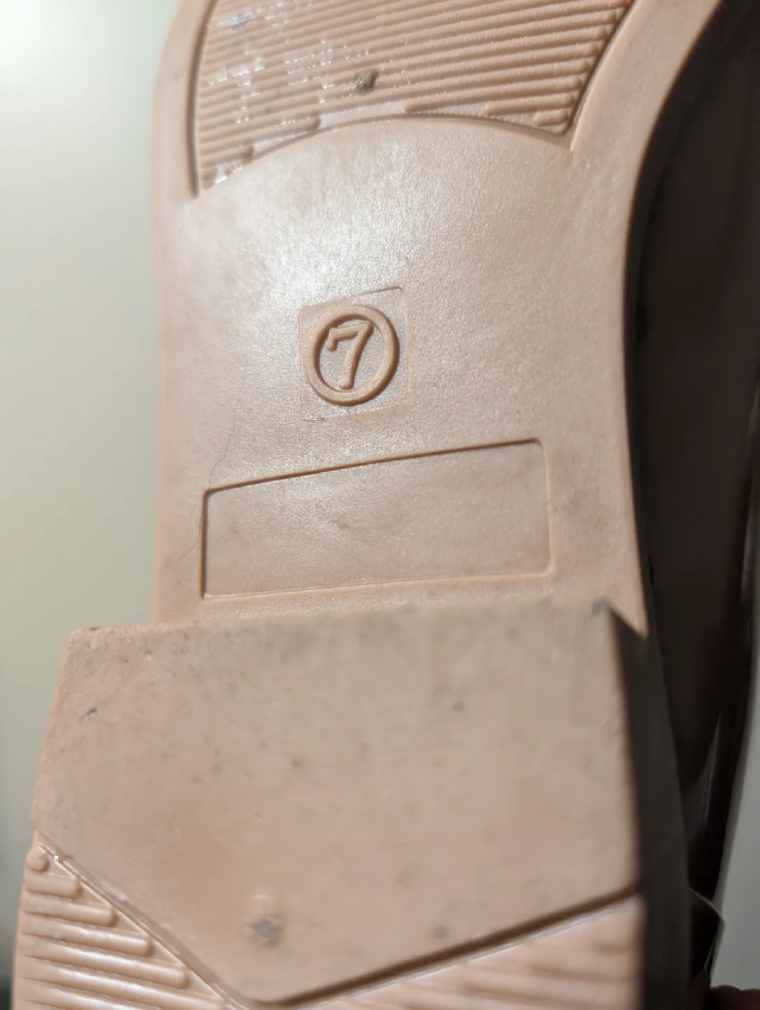 Brown Chelsea Rain Boots - Size 7 image indicator(3)