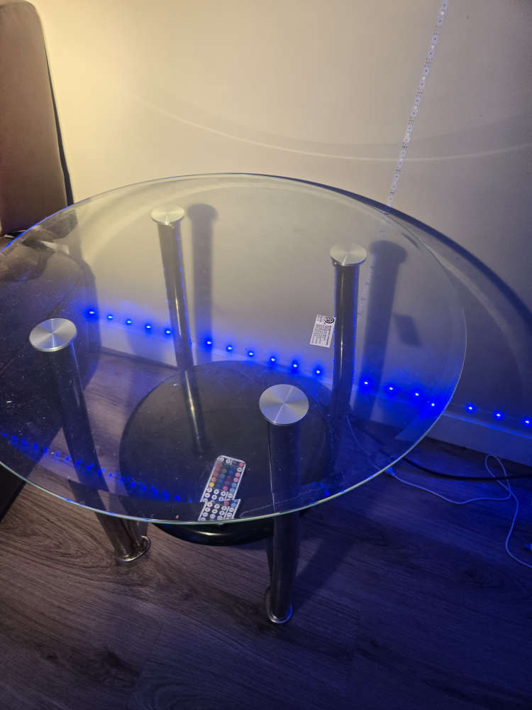 Glass Top Coffee Table - photo 2