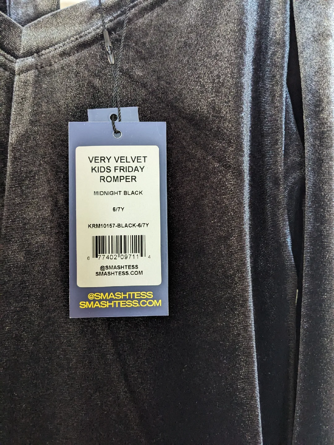 Smash + Tess Very Velvet Kids Friday Romper - 6/7Y image indicator(2)