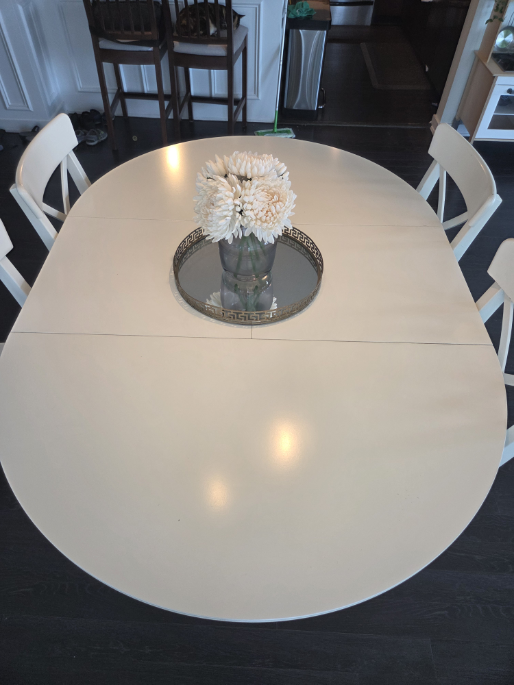 Extendable Dining Table with 4 Chairs - photo 3