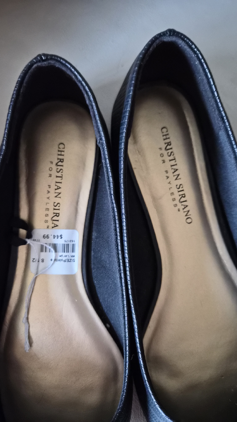 Christian Siriano Black Flats - Size 8.5 - photo 2