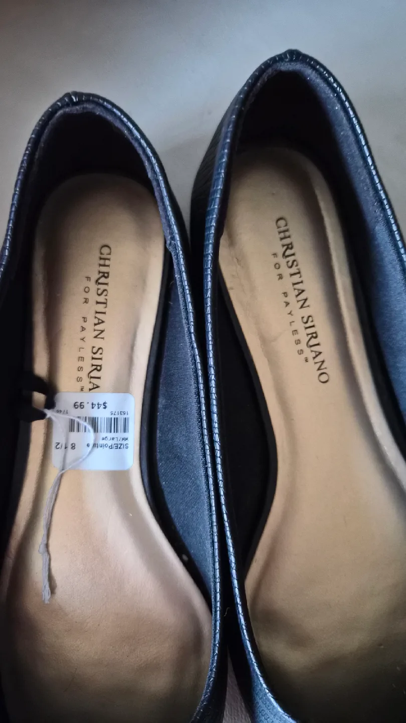 Christian Siriano Black Flats - Size 8.5 image indicator(2)