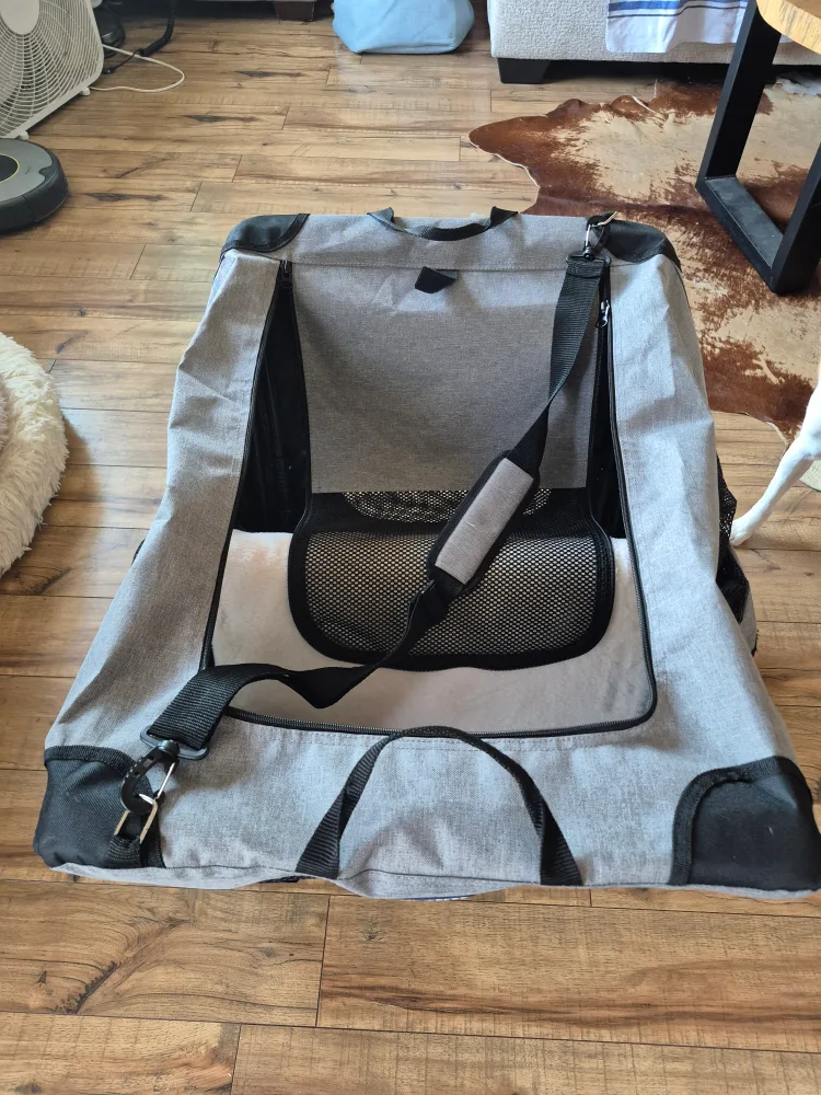 Veehoo 30 inch Folding Soft Dog Crate image indicator(6)