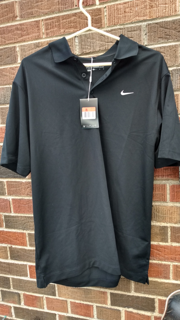 Nike Dri-FIT Black Polo Shirt
