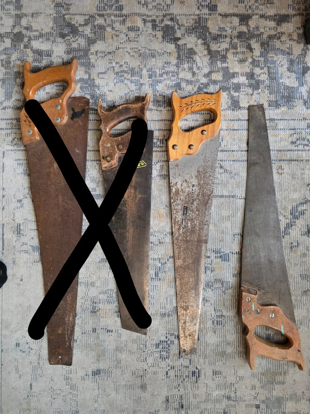 Hand Painted Decorative Saw - last 2! image indicator(3)