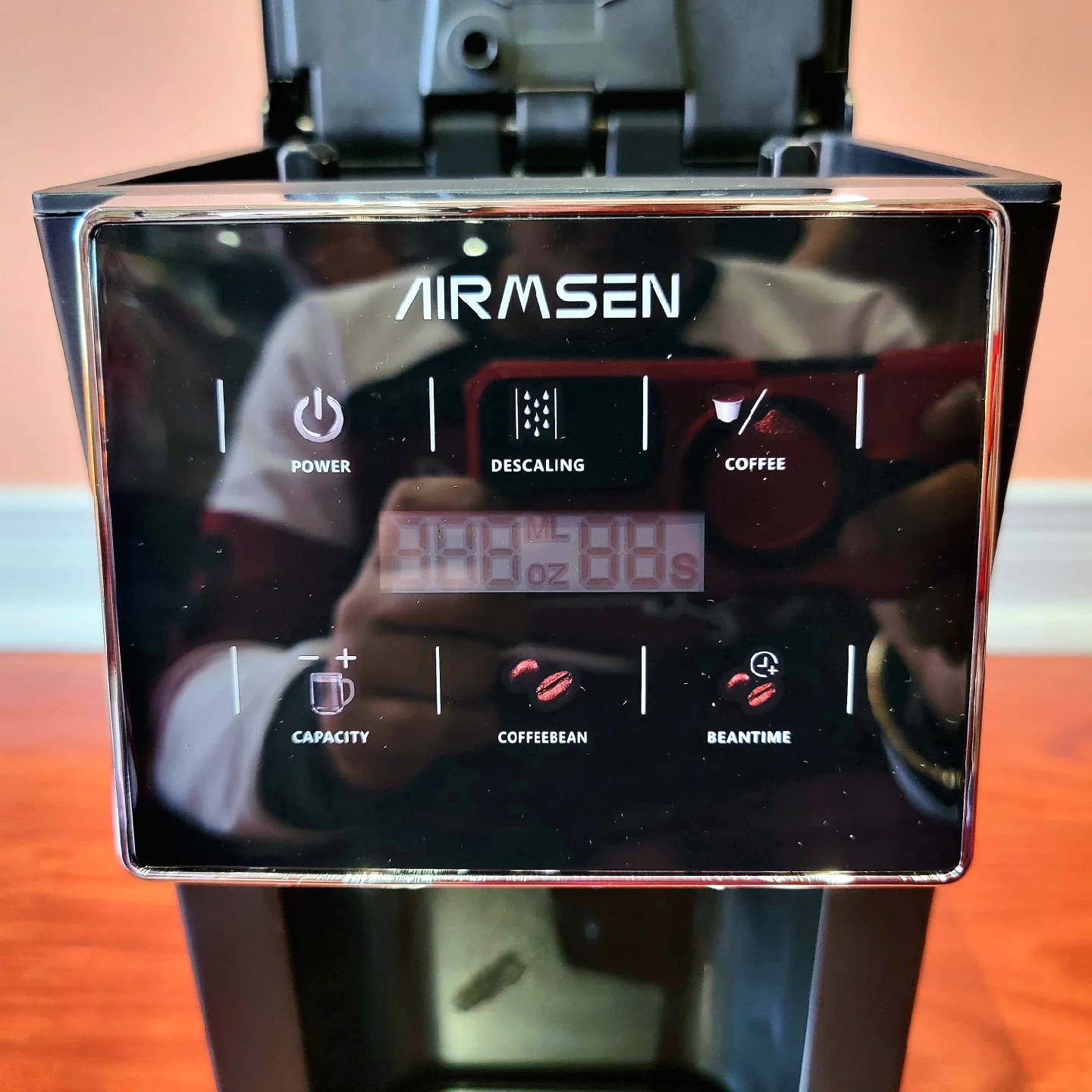 Airmsen Grind & Brew Single Cup Coffee Maker Machine image indicator(6)