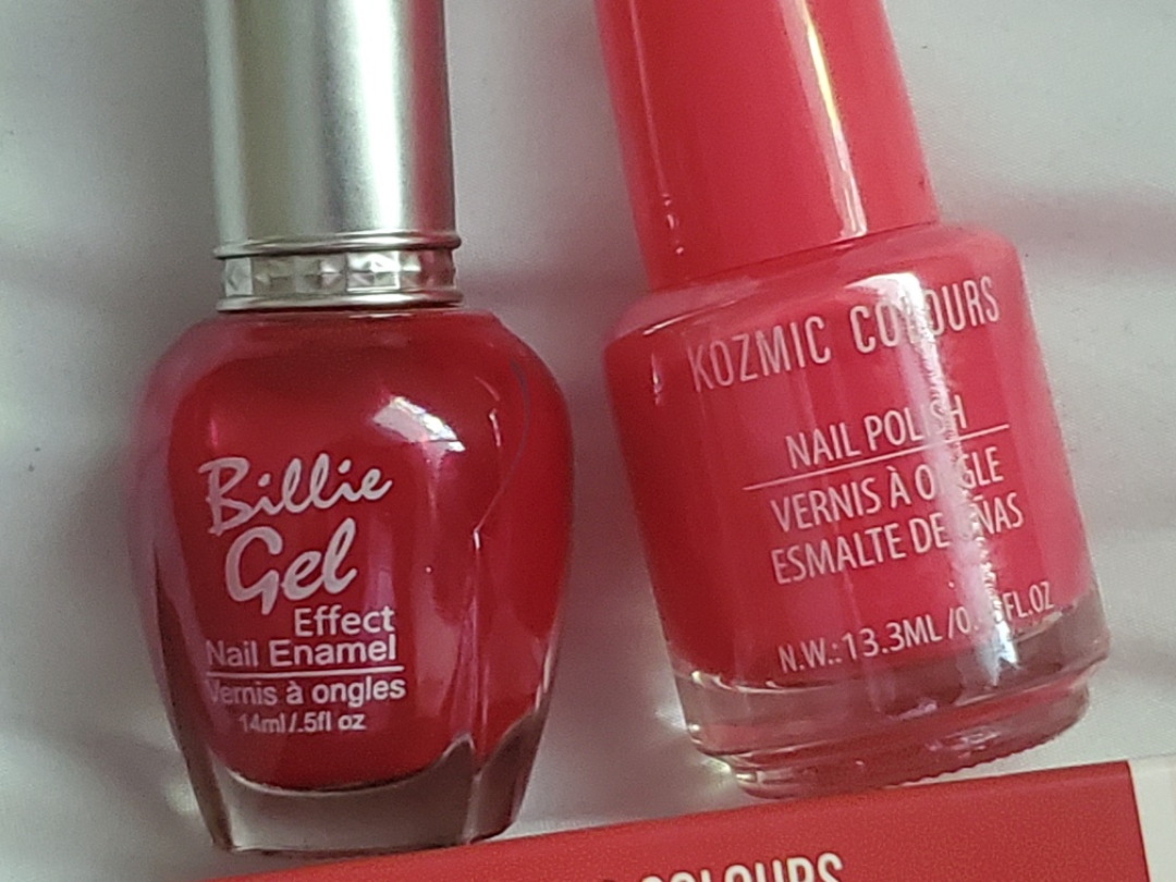 Red and Pink Nail Polish Set - photo 2