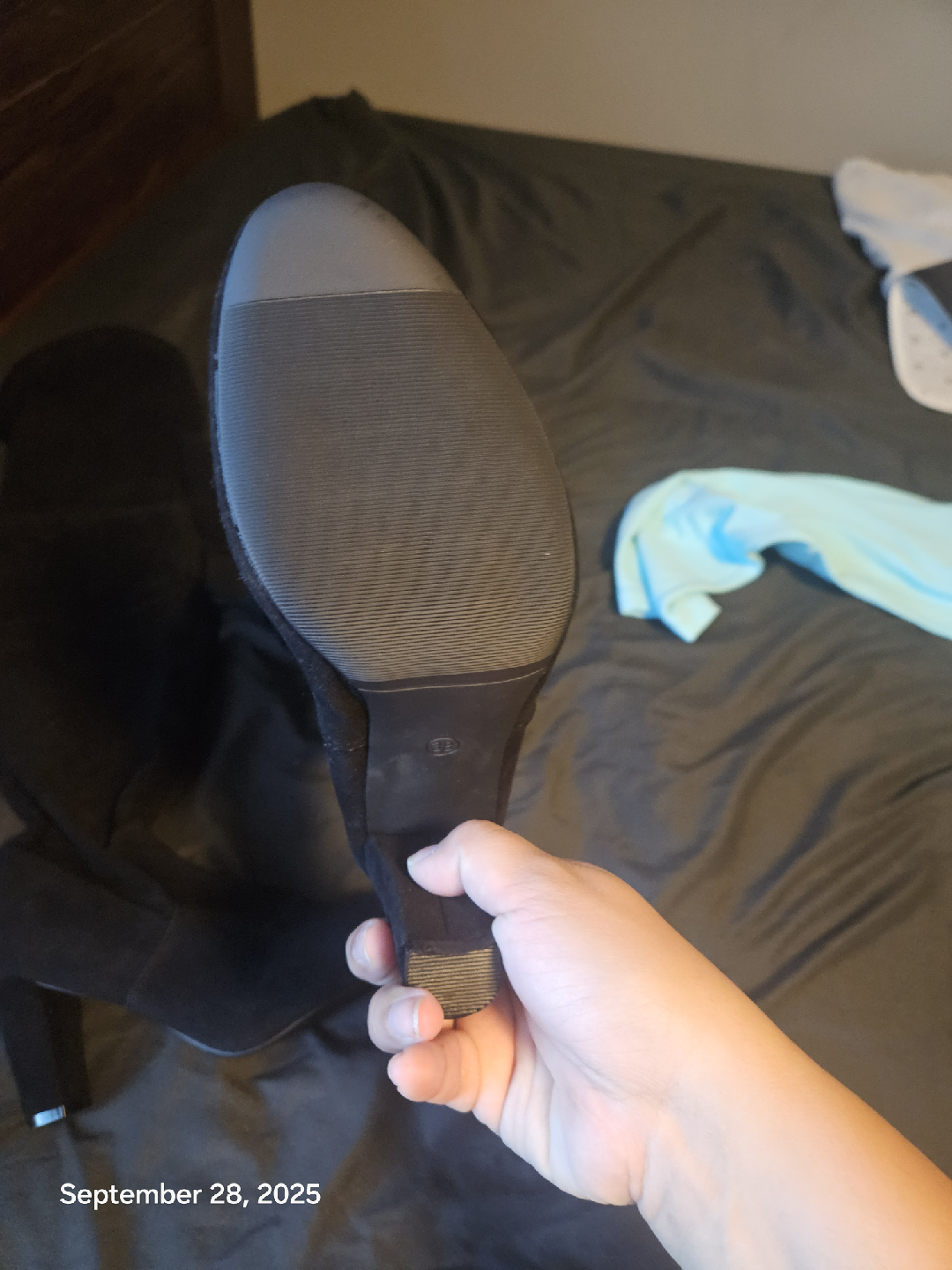 Thigh High Black Boots - Size 8 - photo 2