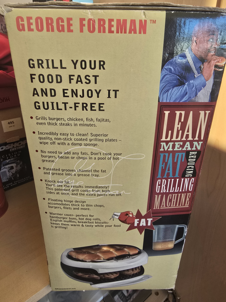 George Foreman Lean Mean Fat Reducing Grilling Machine - photo 2