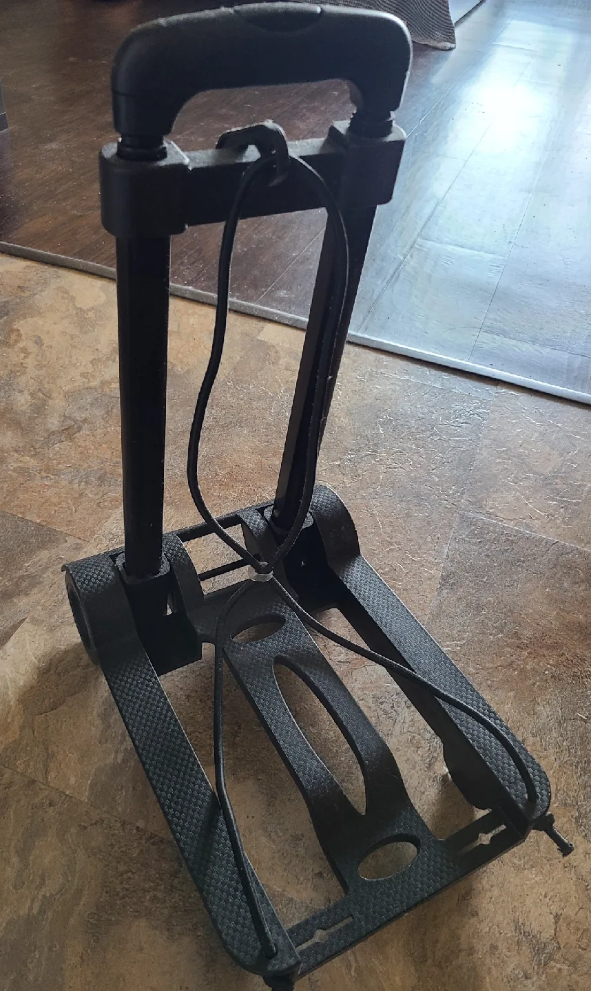 Folding Luggage Cart - Black image indicator(2)