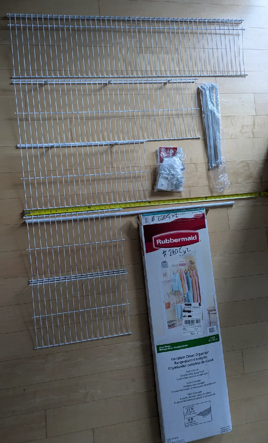 Rubbermaid Closet Organizer Kit thumbnail