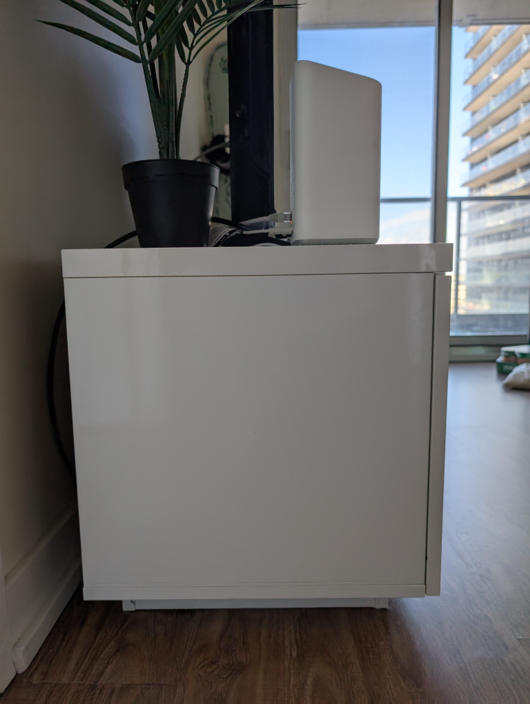 IKEA TV Stand - BYAS - White - photo 5
