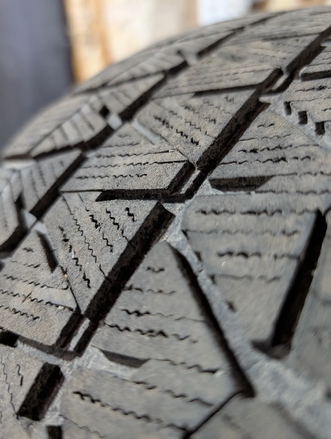 (4)-225/50R17 Winter Tires On Steel Rims Off 2015 Ford Fusion thumbnail
